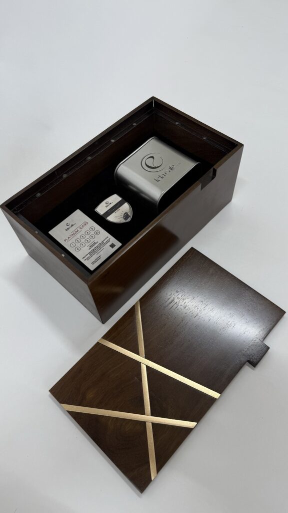 bộ quà tặng cà phê mạ vàng 24k