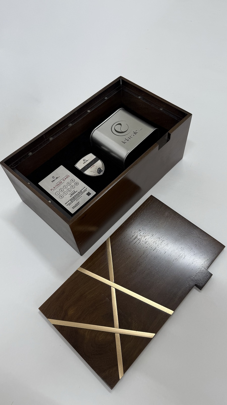 bộ quà tặng cà phê mạ vàng 24k